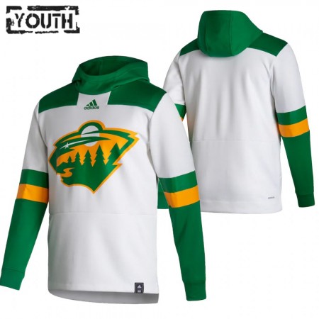 Kinder Eishockey Minnesota Wild Blank 2020-21 Reverse Retro Pullover Hooded Sweatshirt